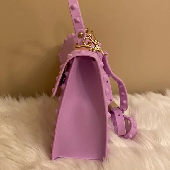 NWT Most Wanted Jelly Crossbody Purse - Purple - Picture 7 of 10